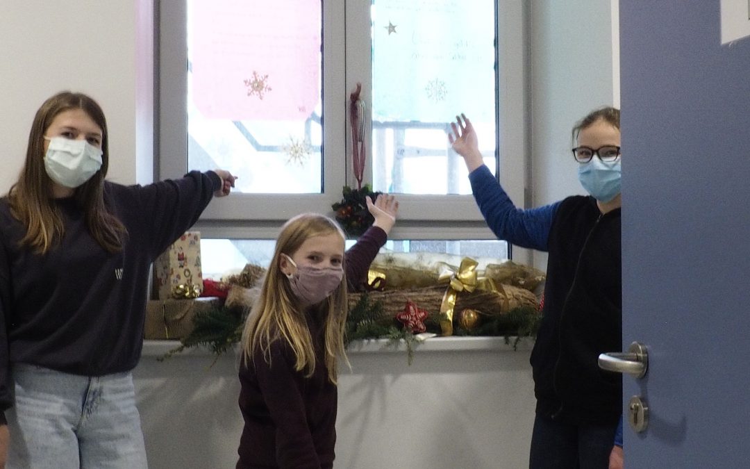 Adventsfenster am Gymnasium Zwiesel