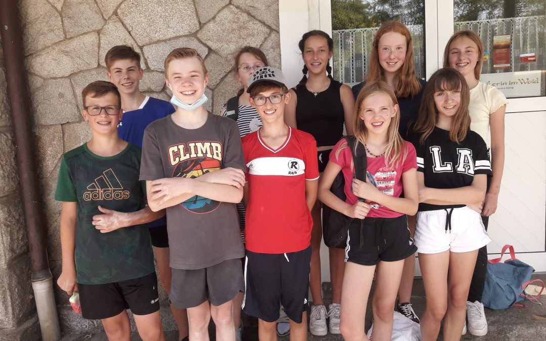 1.und 2. Platz für das Gymnasium Zwiesel im Bouldern