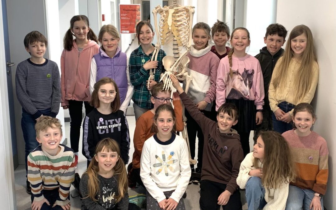 Sonniges Treiben am Gymnasium