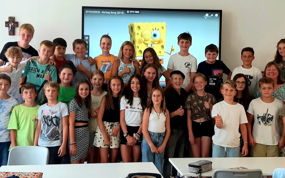 Überraschungsbesuch am Gymnasium Zwiesel