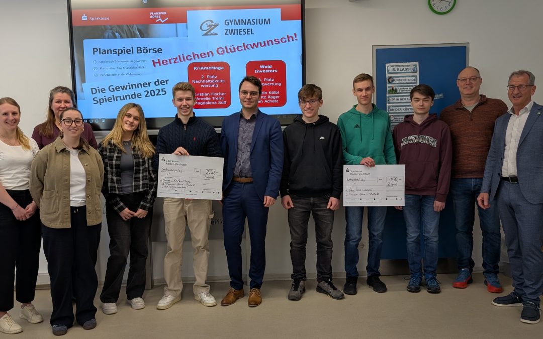 Junge Börsenprofis im Einsatz